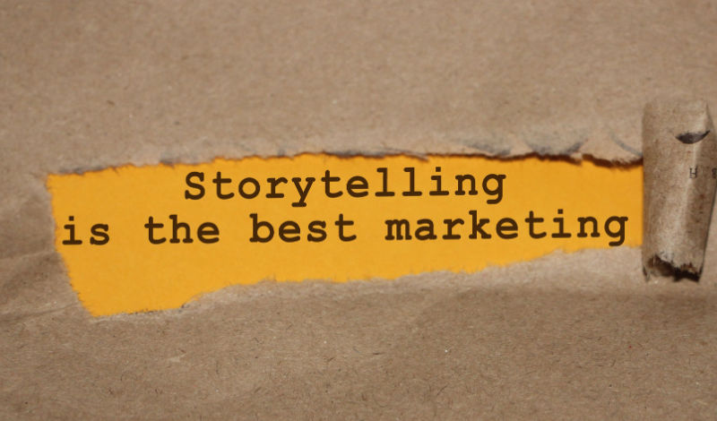 paper rip showing blog title storytelling